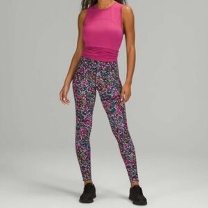 Lululemon Base Pace High-Rise Tight Brushed Floral Electric Multi Size 6